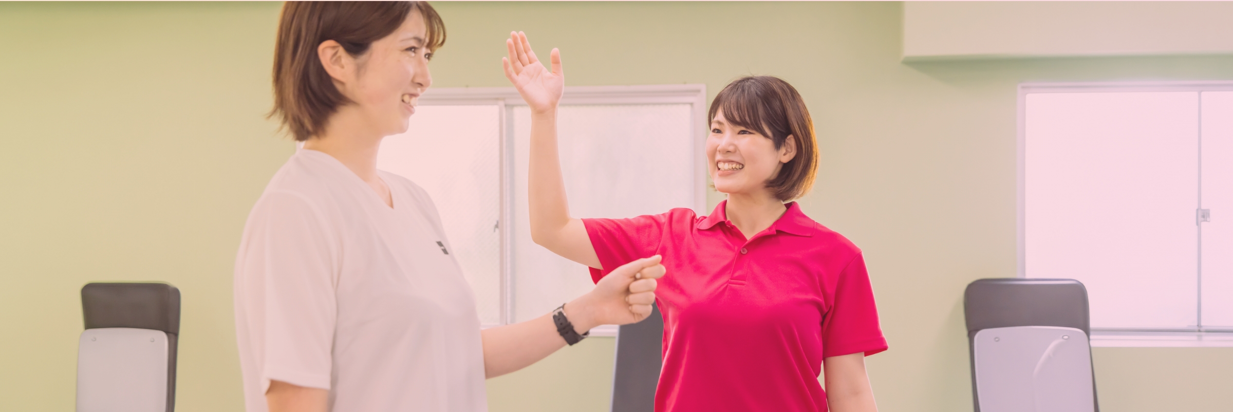 インタビュー中の画像